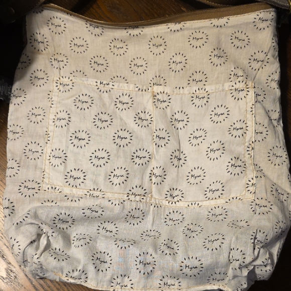 Myra Bag Crossbody Gray Canvas Leather - Picture 11 of 11